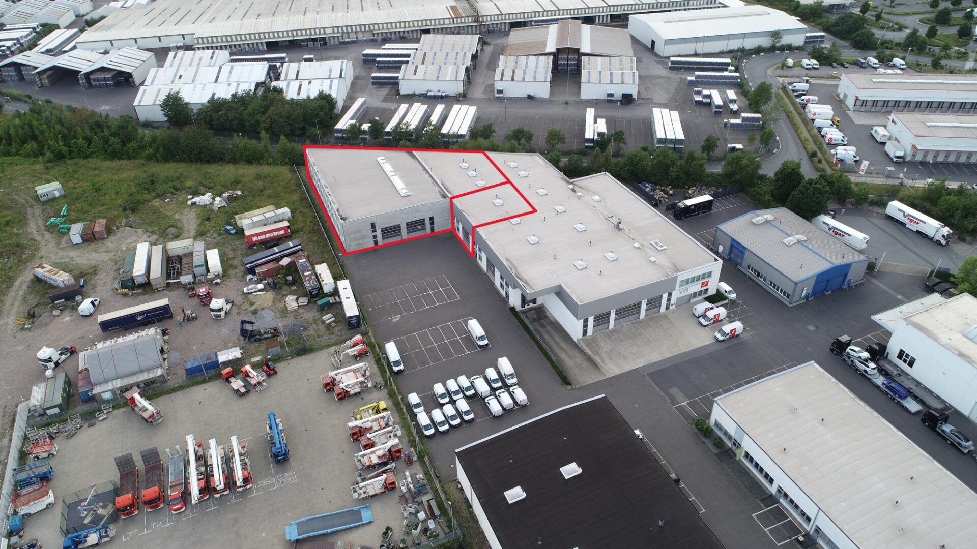 Luftbild Halle 9