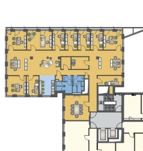 Grundriss 5.OG beplant