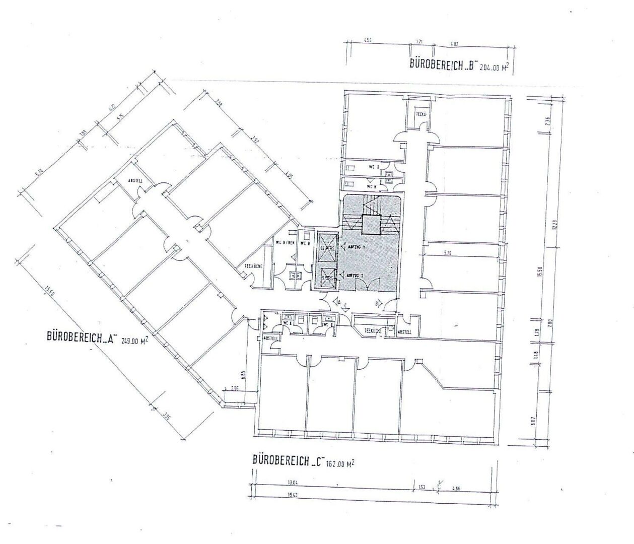 Grundriss 1.-5. OG