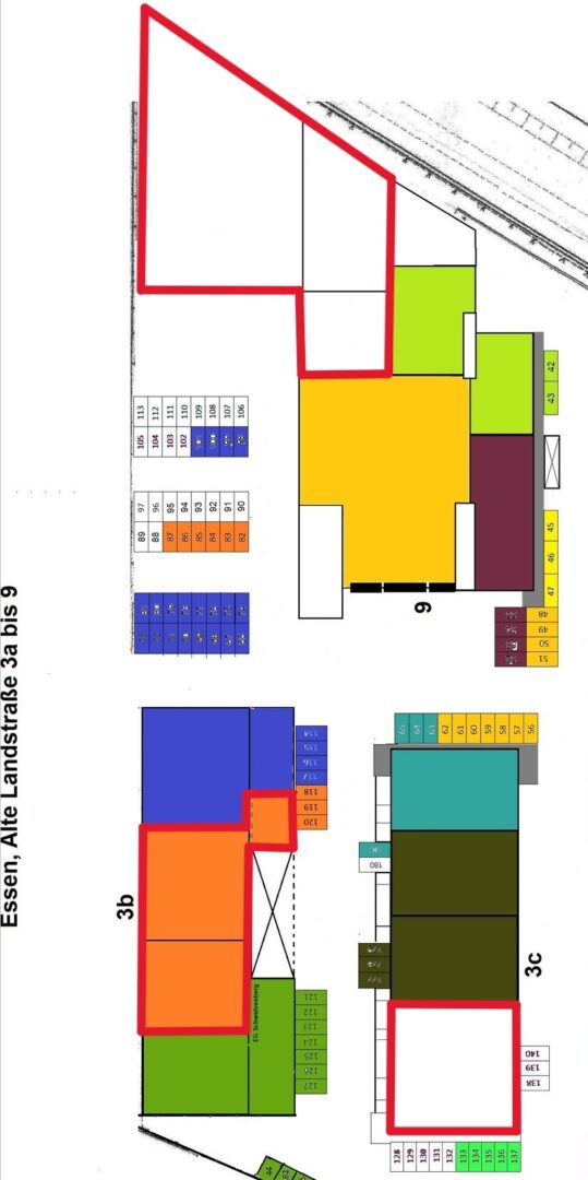 Lageplan 3b,3c,9