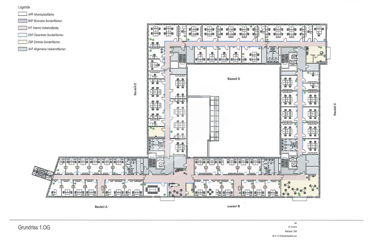 Grundriss 1. Obergeschoss